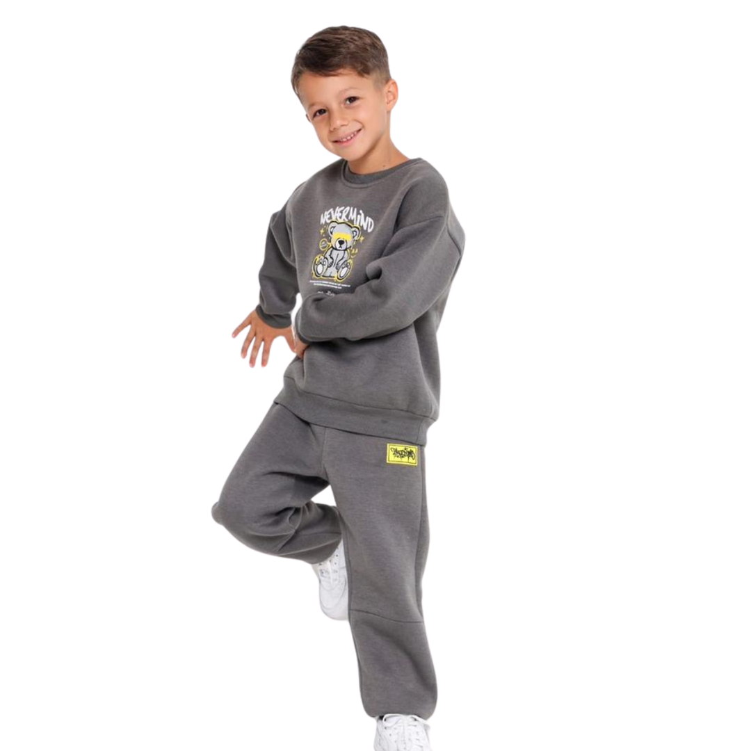 חליפת טרנינג BORDERLINE אפור