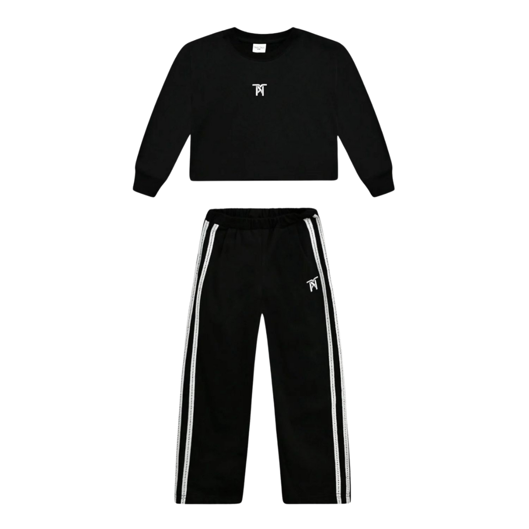 חליפת בנות לייקרה TAMTAM שחור