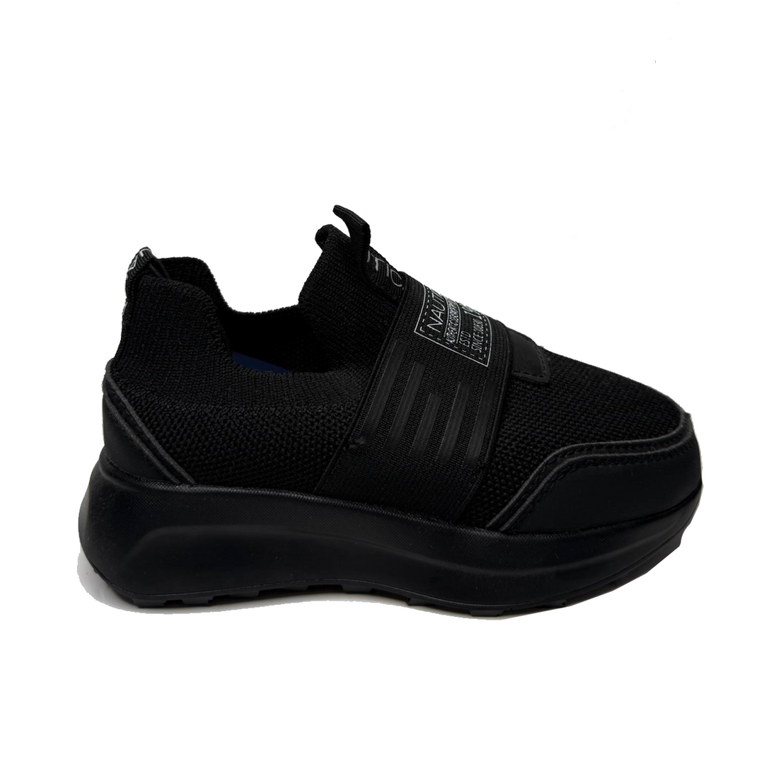 נעלי NAUTICA לבנים שחור מלא