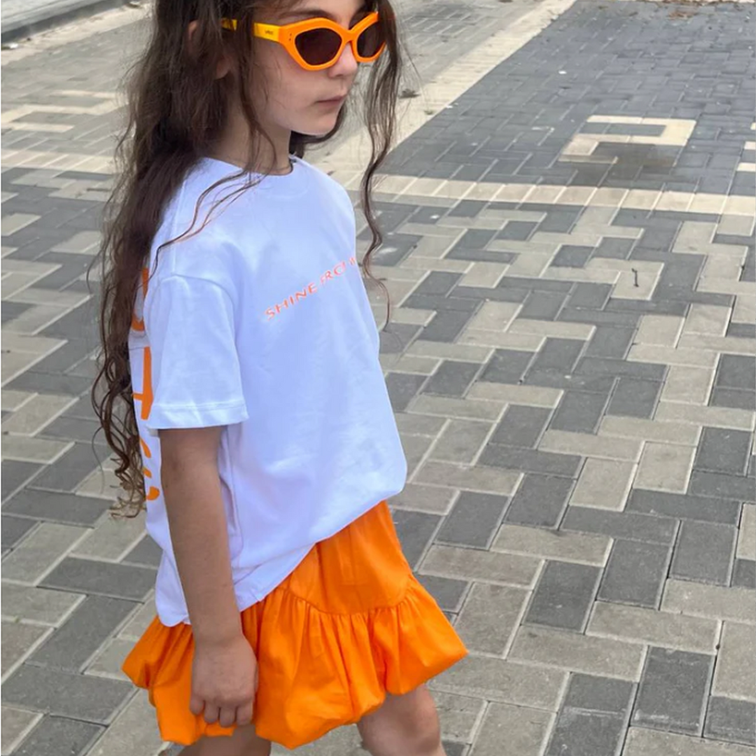 חליפת חצאית TAMTAM כתום